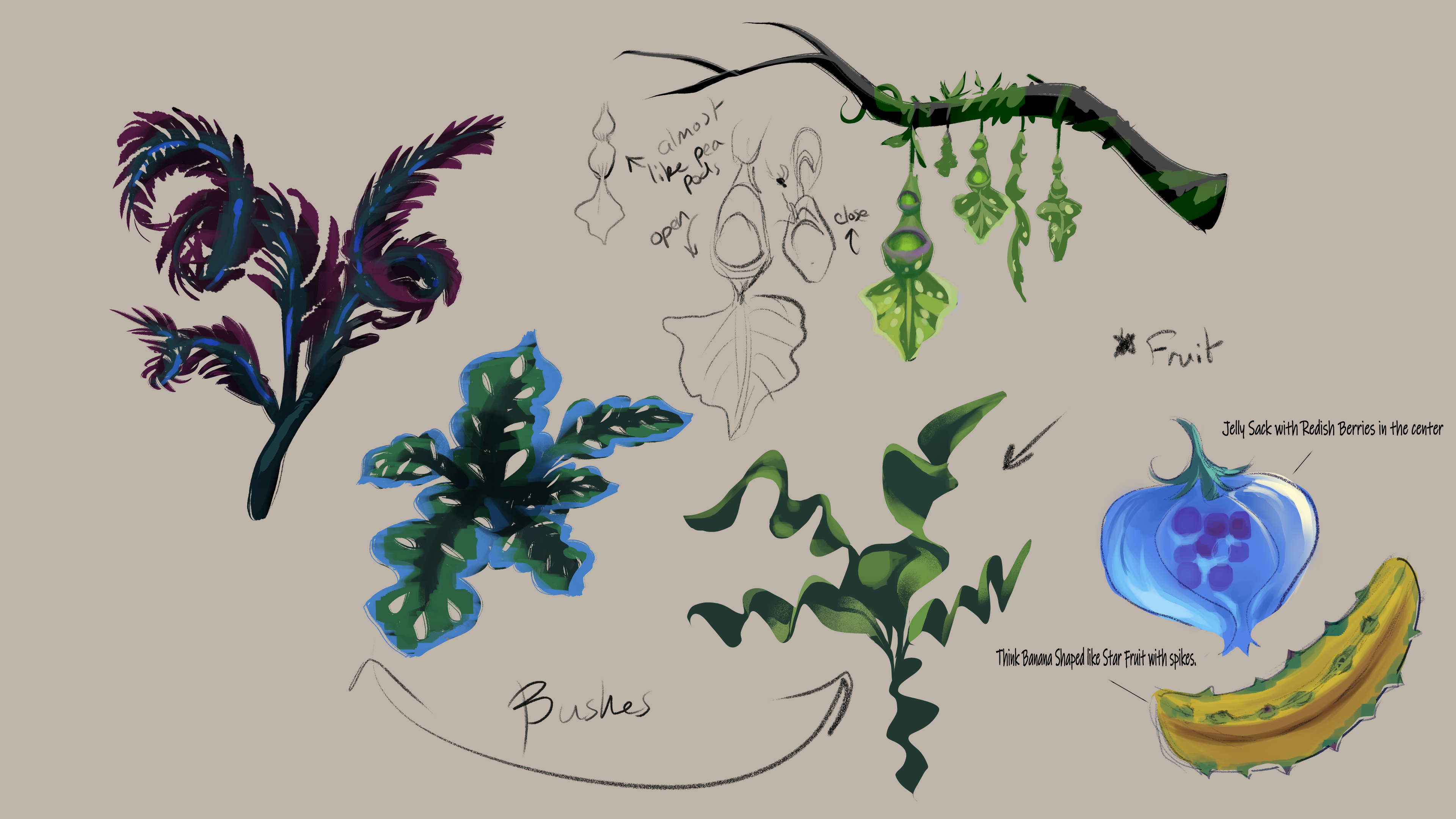 Environment Design - Alien Flora